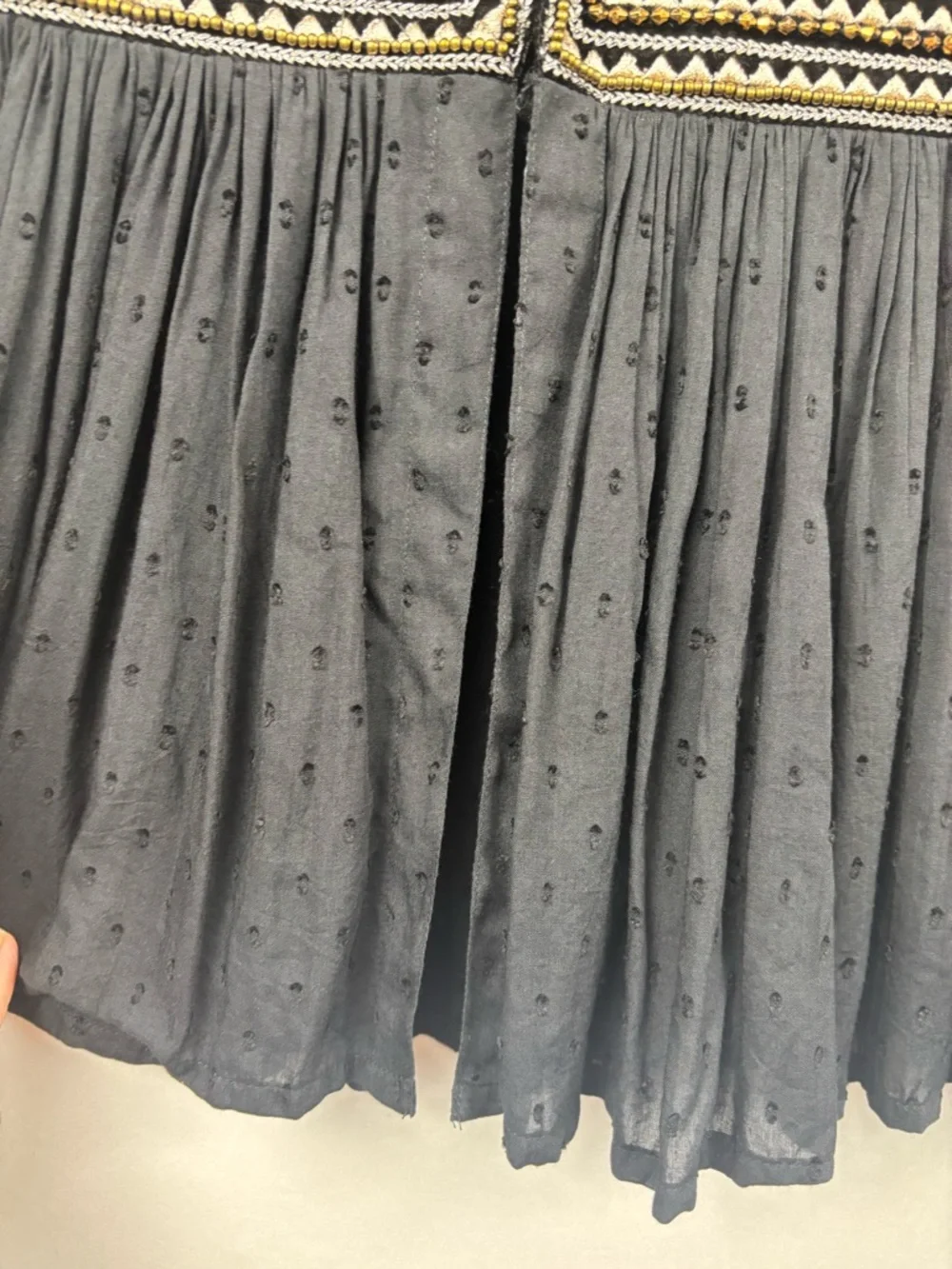 Velvet by Graham & Spencer details embroidered